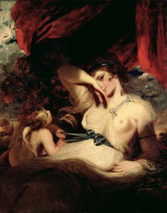 Cupido Desamarrando o Cinturão de Vênus de Joshua Reynolds