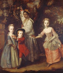 Os filhos de Edward Holden Cruttenden com seu Ayah indiano, 1759-1763