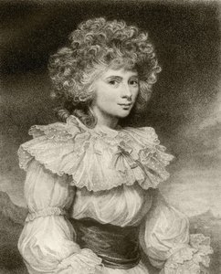 Elizabeth Cavendish, Duquesa de Devonshire, gravada por F. Bartolozzi, de "The Print-Collector&39;s Handbook", de Alfred Whitman, publicado por George Bell und Sons, 1901 de Joshua Reynolds