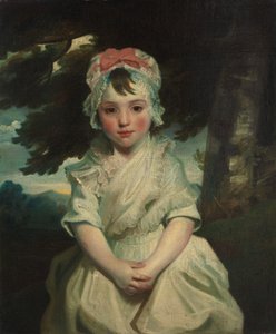 Georgiana Augusta Frederica Elliott 1782-1813, mais tarde Lady Charles Bentinck, 1784. de Joshua Reynolds