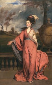 Jane Fleming, mais tarde condessa de Harrington, c.1778-79 (óleo sobre tela) de Joshua Reynolds