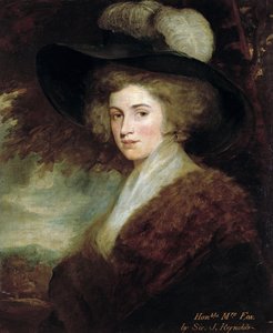 Retrato da Sra. Charles James Fox, 1784-9 de Joshua Reynolds