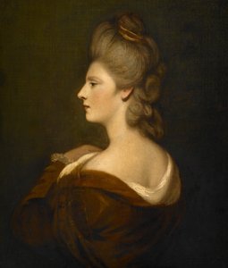 Retrato de uma mulher, presumivelmente a Sra. James Fox de Joshua Reynolds