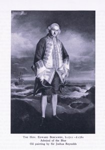 O Hon Edward Boscawen, da British Adventure publicado por Collins, 1947 de Joshua Reynolds