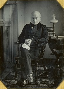 John Quincy Adams, ca. 1850. Os criadores: Josiah Johnson Hawes, Albert Sands Southworth.