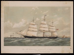 Navio Clipper Wiliam Lindsay de Leith, 970 toneladas, registo..., 27 de fevereiro de 1868, de Josiah Taylor