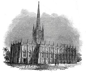 Catedral de São Paulo, Calcutá, 1845.