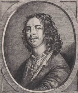 Retrato de William Dobson, 1645-49 . de Josias English