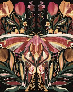 Mariposa floral boémia