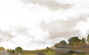 Paisagem impressionista serena de Josie George
