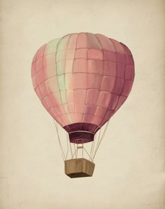 Balão rosa de sonho