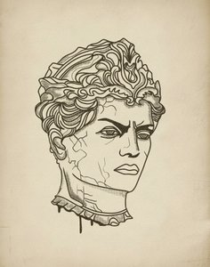 Busto de um Ancião Feroz