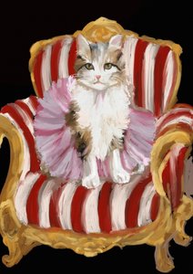 Gatinho Real com Tutu de Josie George