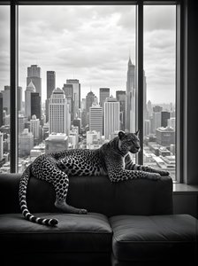 Vista do Leopardo Urbano de Josie George