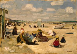 J.Gossens, praia de La Panne de Josse Goossens
