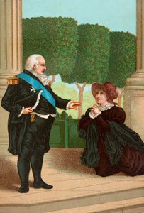 A Sra. Labedoyere implora a clemência do Rei