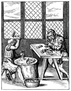 Oficina de Fabricantes de Dados, século XVI de Jost Amman