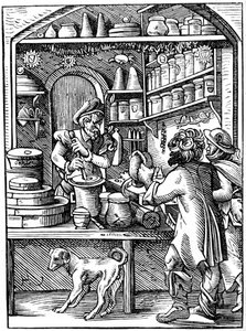 Farmacêutico, século XVI, 1849. de Jost Amman