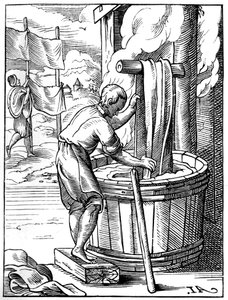 Tintureiro, século XVI 1849 de Jost Amman