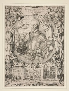 Gaspard de Coligny, Almirante da França de Jost Amman
