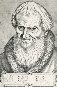 Retrato de Hans Sachs (Nuremberga de Jost Amman