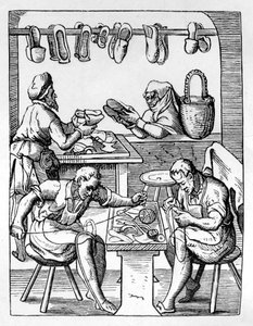 Sapateiro, c1559-1591 de Jost Amman