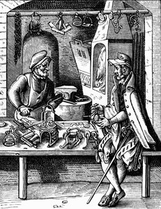 Fabricante de espigões de Jost Amman