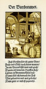 O fabricante de cerveja de Jost Amman