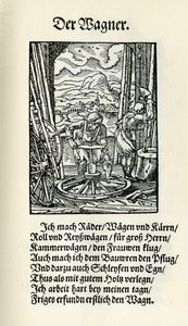 Fabricante de vagões de Jost Amman