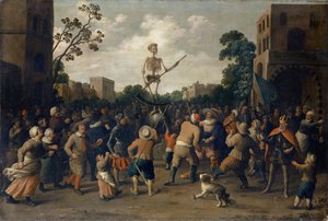A luta contra a morte, 1625. de Jost Cornelisz Droochsloot