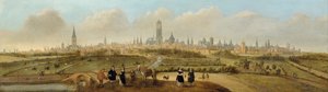 Vista na cidade de Utrecht, c. 1650-1660 de Jost Cornelisz Droochsloot