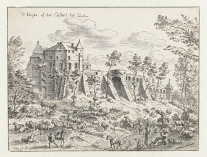 Vista do Keizersberg perto de Leuven de Josua de Grave