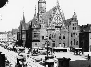 Câmara Municipal, Breslau (dia moderno de Wroclaw) Polónia, c.1910