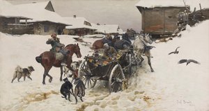 Partida para a caça de Jozef Brandt
