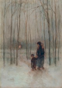 Eventide in the Woods de Jozef Israëls