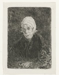 Katwijk velha mulher de Jozef Israëls