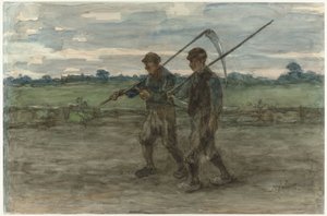 Cortadores de grama de Jozef Israëls