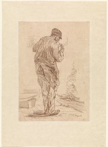 Fumador de tubos de Jozef Israëls