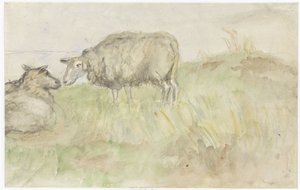 Duas ovelhas de Jozef Israëls