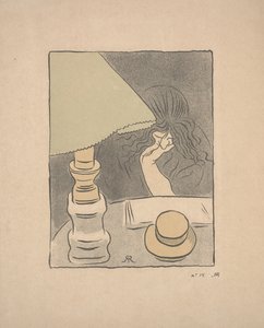 Leitor com lâmpada de József Rippl Rónai