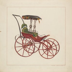 Carrinho de bebê de Jr. Ernest A. Towers