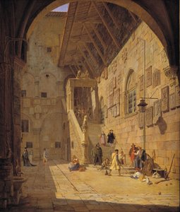 O Pátio do Palazzo del Bargello. Florença