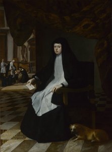 Rainha Mariana da Espanha em luto, 1666