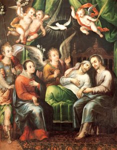 Morte de São José, de Juan Correa (1646-1716) de Juan Correa