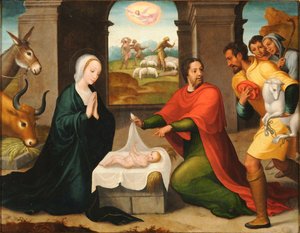 Adoração dos pastores de Juan Correa de Vivar