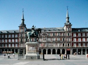 Vista da Plaza Mayor, c.1619 (foto) de Juan Gomez de Mora