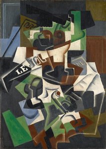 Fruteira, Cachimbo e Diário de Juan Gris