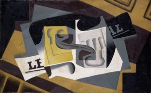Vidro e Jornal de Juan Gris