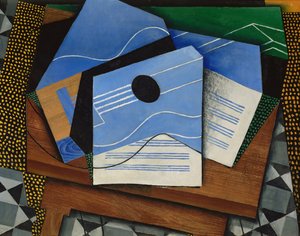 Guitarra sobre uma mesa de Juan Gris