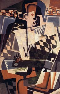 Arlequim com uma guitarra de 1917